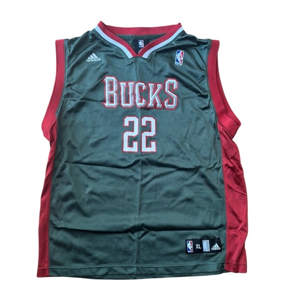 VTG Milwaukee Bucks #22 Michael Redd Adidas Youth Jersey Size: XL (18-20) - Picture 1 of 5